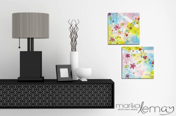 Tendres-pastels-2x-8x8-techniques-mixtes-sur-canevas
