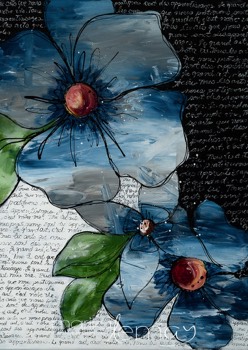 Ciel-floral-16x20-techniques-mixtes-sur-canevas