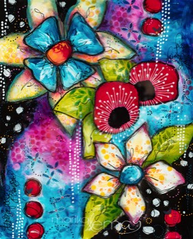 Au-coeur-de-la-vie-11x14-techniques-mixtes-sur-papier