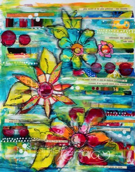 Distortion-fleurie-9x13-techniques-mixtes-sur-papier