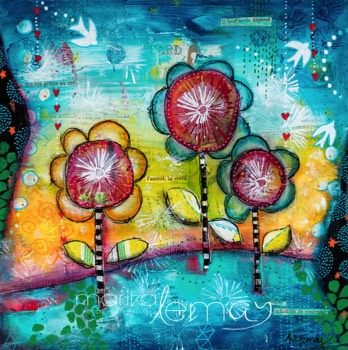 Joie-10x10-techniques-mixtes-sur-bois