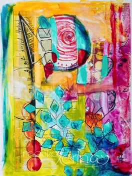 Joie-de-vivre-9x13-techniques-mixtes-sur-papier
