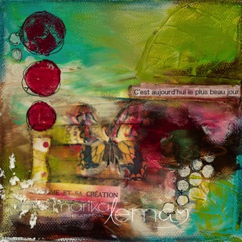 Le-plus-beau-jour-2-techniques-mixtes-sur-toile-6x6