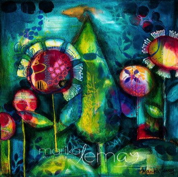 Premier-ciel-10x10-techniques-mixtes-sur-bois